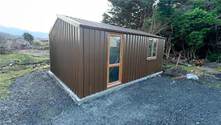 Morley Garden Sheds - 4m x 6m Steel Frame Garden room - Co Mayo