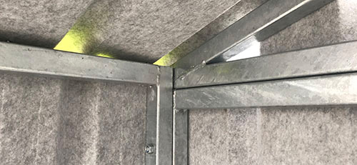 Morley Garden Sheds - Galvanised Steel Construction - 500 px